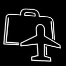 Business Flight Handmade Art Neon Sign
