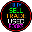 Buy Sell Trade Used Books Handmade Art Neon Sign