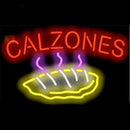 CALZONES FOOD Handmade Art Neon Sign