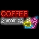 COFFEE SMOOTHIES Handmade Art Neon Sign