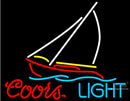 Coors Light Sailboat Neon Beer Sign
