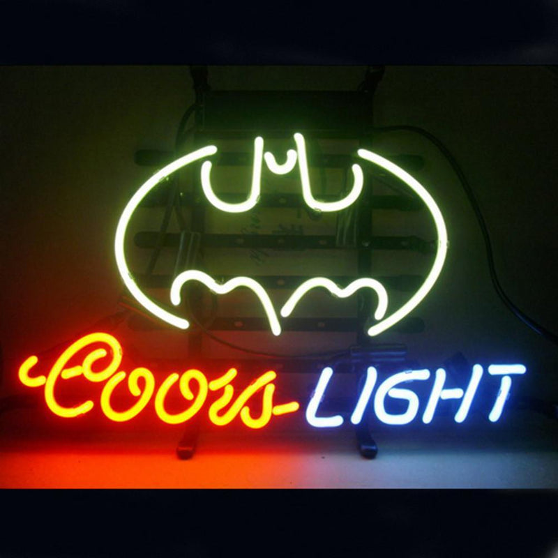 Professional  Coors Batman Beer Bar Open Neon Signs