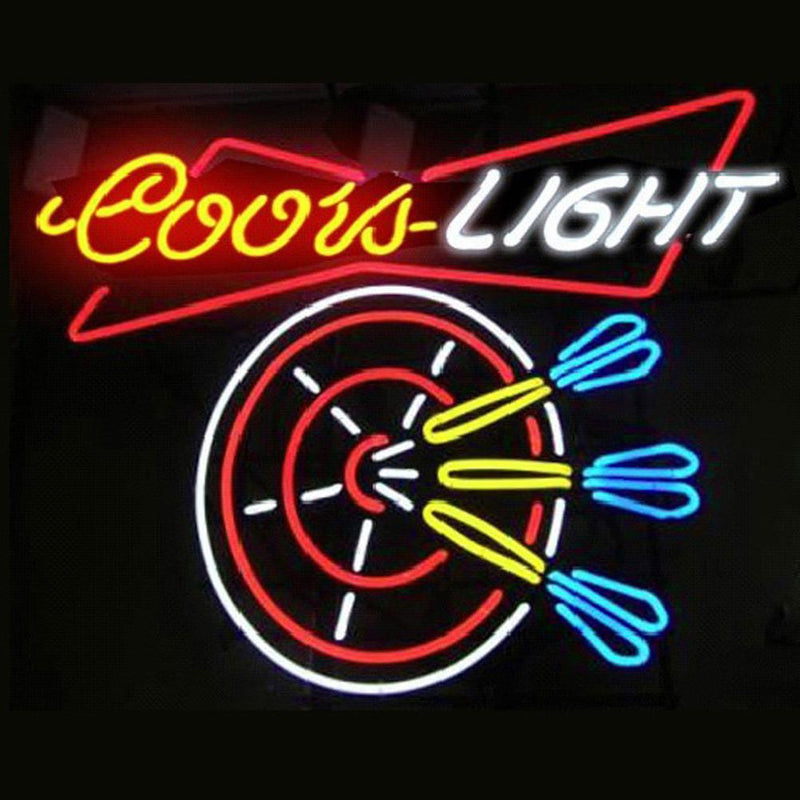 Professional  Coors Dart Beer Bar Open Neon Signs