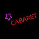 Cabaret Star Logo Handmade Art Neon Sign