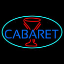 Cabaret With Wine Glass Handmade Art Neon Sign