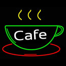 Cafe Cup Handmade Art Neon Sign