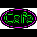 Cafe Oval Handmade Art Neon Sign