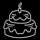 Cake For Kids Handmade Art Neon Sign