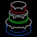 Cake Logo Handmade Art Neon Sign