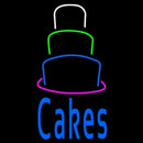 Cake With Cake Layer Handmade Art Neon Sign