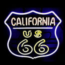 California Route 66 Handmade Art Neon Sign