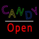 Candy Open White Line Handmade Art Neon Sign