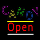 Candy Open Yellow Line Handmade Art Neon Sign