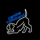 Canine Command Handmade Art Neon Sign