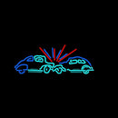 Car Crash Sign Handmade Art Neon Sign