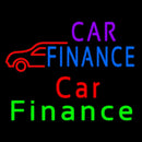 Car Finance With Car Handmade Art Neon Sign