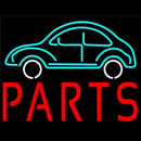 Car Logo Red Parts Handmade Art Neon Sign