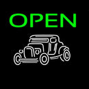 Car Red Open 1 Handmade Art Neon Sign