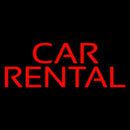 Car Rental Handmade Art Neon Sign