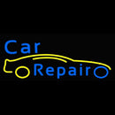 Car Repair Yellow Car Handmade Art Neon Sign