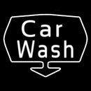 Car Wash Down Arrow Handmade Art Neon Sign