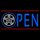 Car Wheel Open Handmade Art Neon Sign