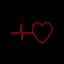 Cardiac Heart Handmade Art Neon Sign