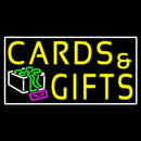 Cards And Gifts Block White Border Handmade Art Neon Sign