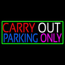 Carry Out Parking Only Handmade Art Neon Sign