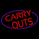 Carry Outs Handmade Art Neon Sign