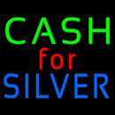 Cash For Silver Handmade Art Neon Sign