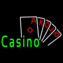 Casino With Cards Handmade Art Neon Sign