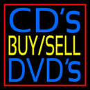 Cds Buy Sell Dvds Block 1 Handmade Art Neon Sign