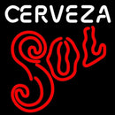 Cerveza Sol Handmade Art Neon Sign