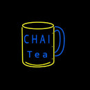 Chai Tea Mug Handmade Art Neon Sign