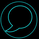 Chat Button 2 Handmade Art Neon Sign