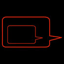Chat Button 4 Handmade Art Neon Sign