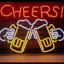 Cheers Beer Handmade Art Neon Sign