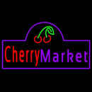 Cherry Market Handmade Art Neon Sign