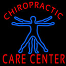 Chiropractic Care Center Human Logo Handmade Art Neon Sign