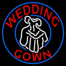 Circle Wedding Gown Logo Handmade Art Neon Sign