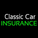 Classic Car Insurance Handmade Art Neon Sign