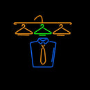 Cleaners Logo With Shirts Handmade Art Neon Sign