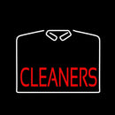 Cleaners With White Shirt Handmade Art Neon Sign