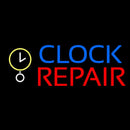 Clock Repair Block Handmade Art Neon Sign