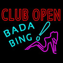 Club Open Bada Bing Handmade Art Neon Sign