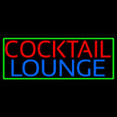Cocktail Lounge With Green Border Handmade Art Neon Sign