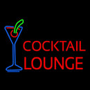 Cocktail Lounge With Martini Glass Handmade Art Neon Sign