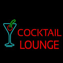 Cocktail Lounge With Martini Glass Handmade Art Neon Sign