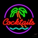 Cocktail Palm Tree Neon Sign